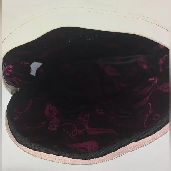 BETSEY JOHNSON BACKPACK BONE BLUSH PINK FLORAL Bag Faux Leather - Picture 10 of 11